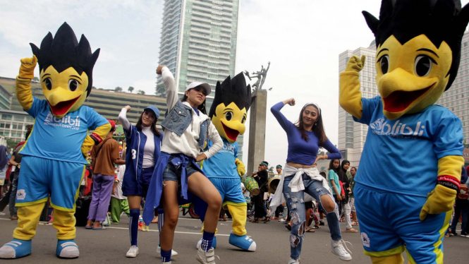 Badut Maskot Blibli Indonesia Open