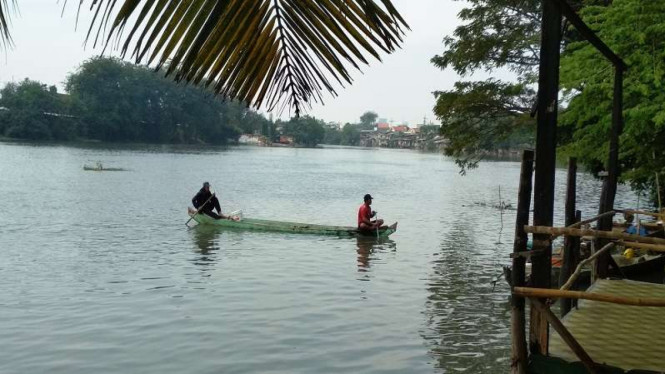 Lokasi penangkapan Ikan Arapaima di Rolak Gunungsari, Surabaya