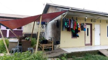 Rumah kontrakan Saripah di Tangerang.