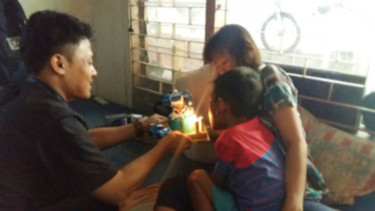 Hadiah ulang tahun untuk Dede, pasien paliatif Rachel House