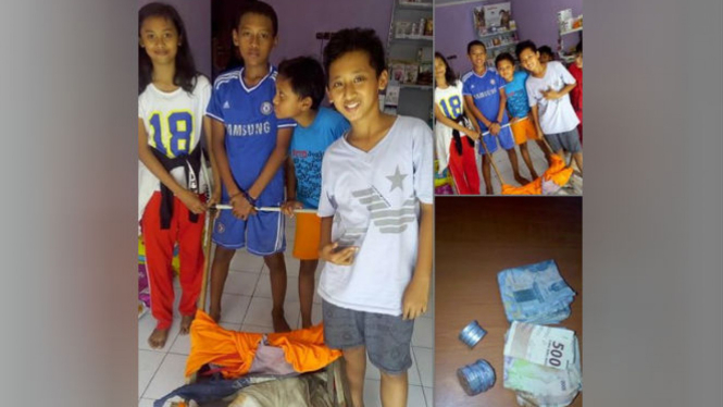 Enam anak mengumpulkan uang Lebaran untuk obati kucing jalanan.