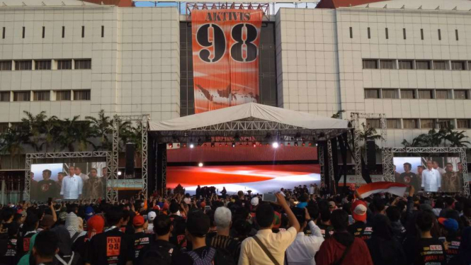 Rembuk Nasional Aktivis 98 di JIExpo Kemayoran, Jakarta.