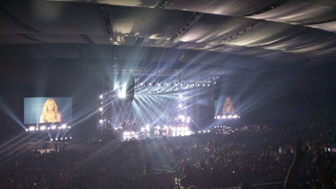 Konser Celine Dion di SICC, Sabtu malam, 7 Juli 2018