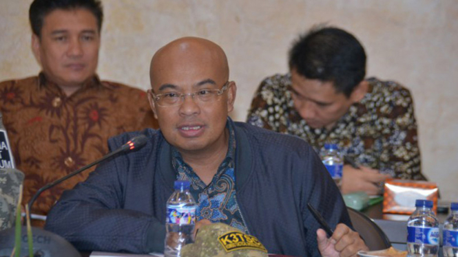 Politikus Gerindra sekaligus Wakil Ketua Komisi III DPR RI Desmond Junaidi Mahesa 