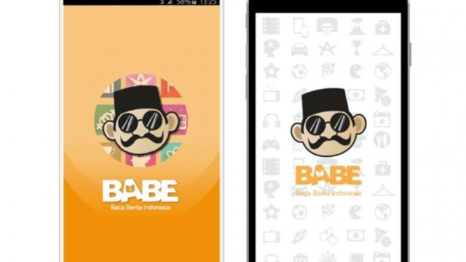 Aplikasi berita aggregator Baca Berita (BaBe).