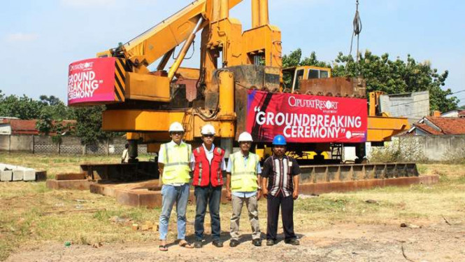 Groundbreaking Apartemen Ciputat Resort.