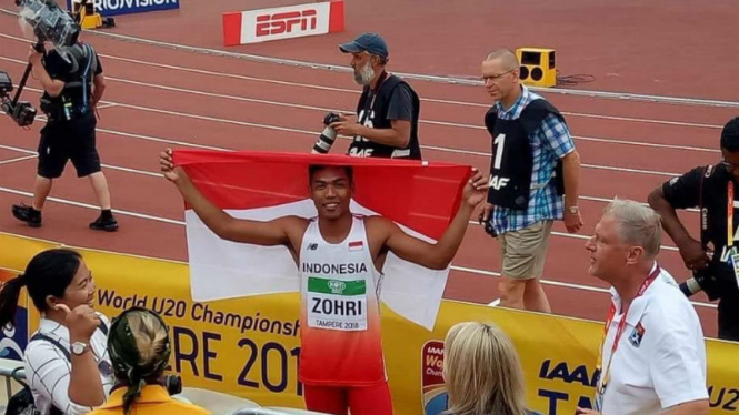 Pelari muda Indonesia, Muhammad Zohri
