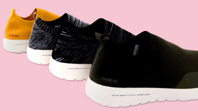 GYOU slip on sneakers dari Wakai