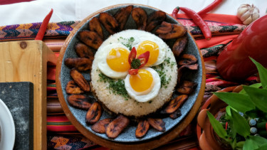 Salah satu hidangan khas Peru di Sailendra Restaurant, JW Marriott Jakarta.