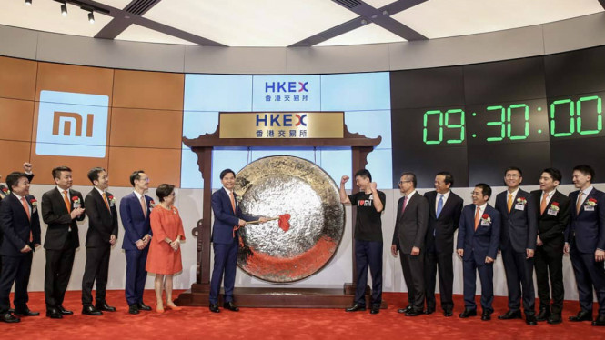 Xiaomi resmi melantai di Bursa Efek Hong Kong