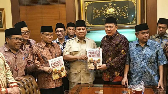 Prabowo ke Kantor PBNU, Senin malam, 16 Juli 2018