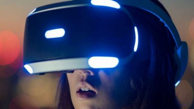 Ilustrasi virtual reality