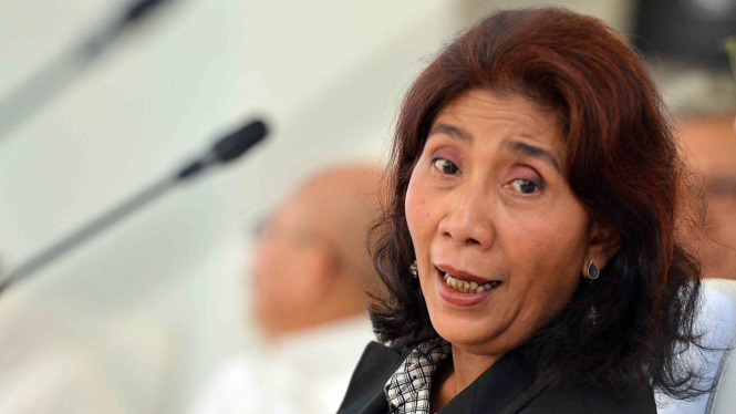 Menteri Kelautan dan Perikanan, Susi Pudjiastuti