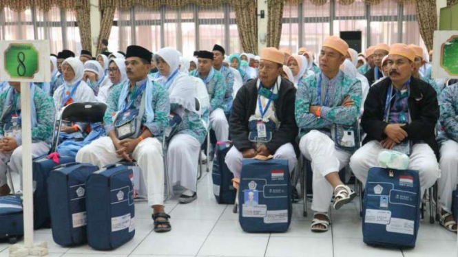 ilustrasi jemaah haji