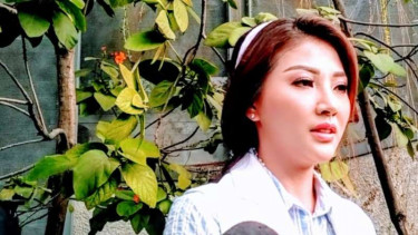 Sarwendah hadir di acara Ulang Tahun El Barack