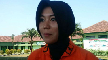 Letda Cpn (K) Darat Tri Ramadani, calon pilot pertama TNI Angkatan Darat.
