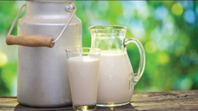 Susu kambing.