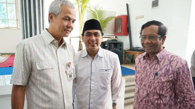 Mahfud MD bertemu dengan Ganjar Pranowo