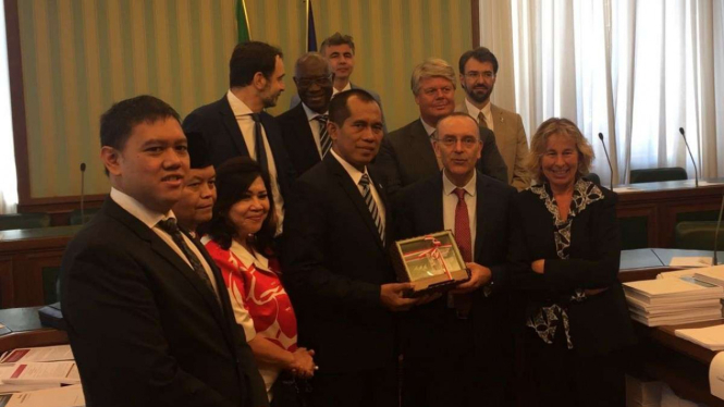 Komisi I DPR berkunjung ke Senat italia