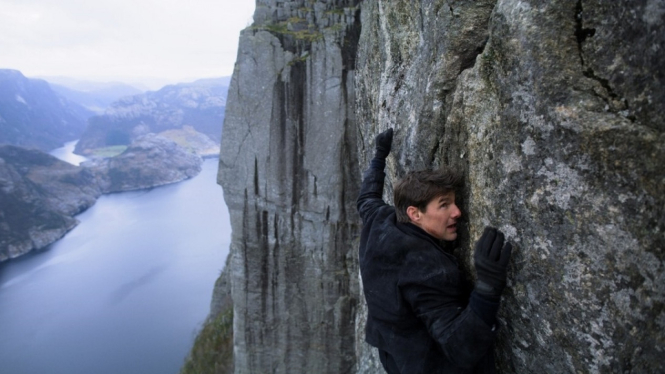 Tom Cruise di Mission Impossible - Fallout
