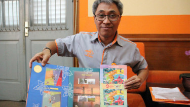 PT Pos indonesia menerbitkan prangko seri Asian Games