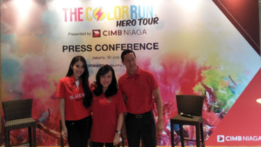 Konferensi pers The Color Run Hero Tour 