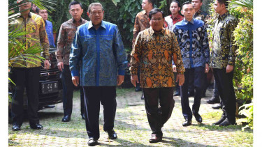SBY dan Prabowo Subianto.