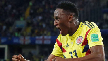 Pemain belakang Timnas Kolombia, Yerry Mina