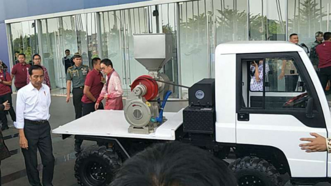 Presiden Jokowi di acara GIASS, Kamis, 2 Agustus 2018.