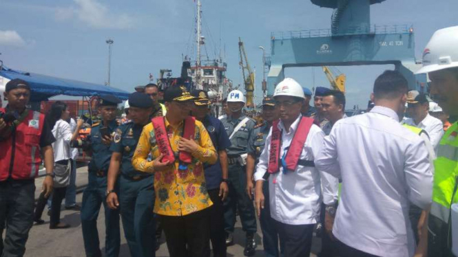Menhub Budi Karya Sumadi kunjungi Pelabuhan Pulau Baai di Kota Bengkulu