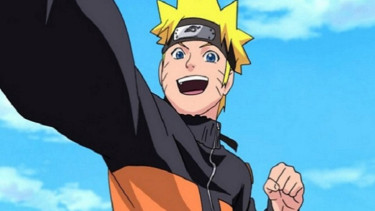 Tokoh kartun asal Jepang, Naruto.