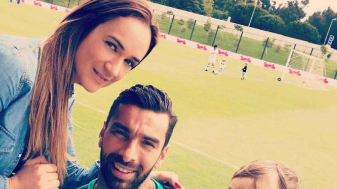 Kiper Portugal, Rui Patricio dan Istrinya, Vera Ribeiro.