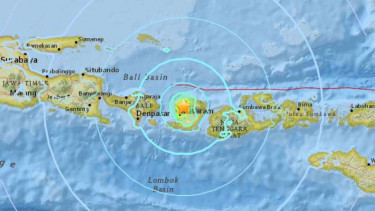 Peta Badan Survei dan Geologi Amerika, USGS.