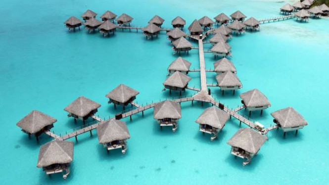 Bora Bora di Polinesia Prancis