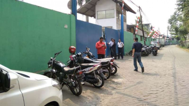 Polisi olah TKP perampokan di RPH Karawaci.