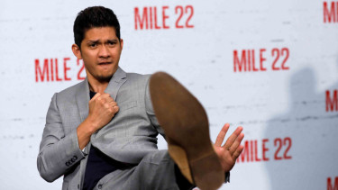 Iko Uwais hadiri Premier Film Mile 22 di AS
