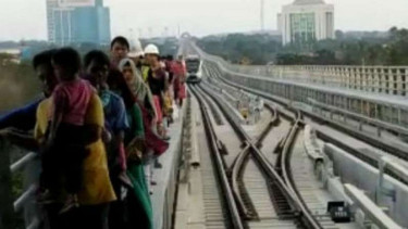 LRT di Palembang kembali mogok
