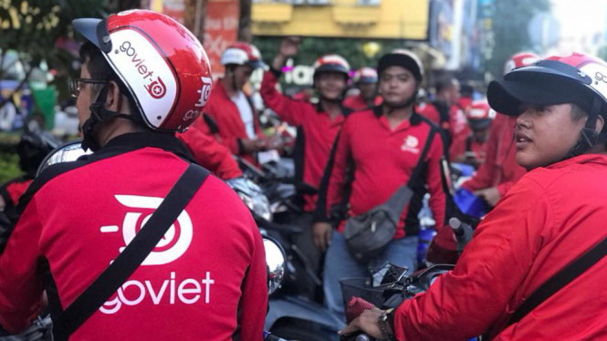 Pengemudi Go-Viet.