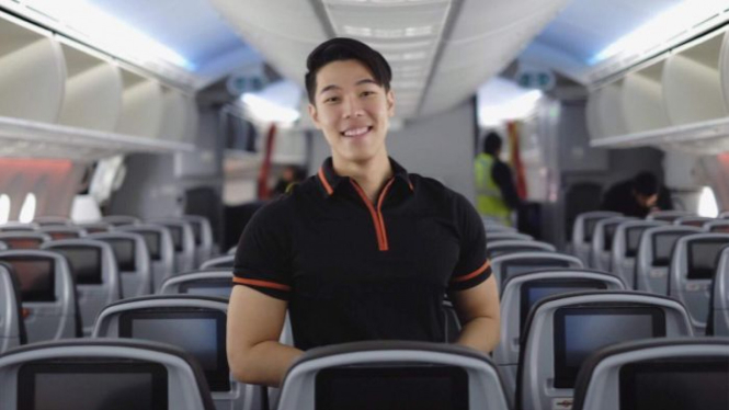 Pojchara Kosolchuenvijit ketika masih bekerja untuk Jetstar.