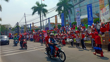 Kirab obor Asian Games 2018 di Jakarta
