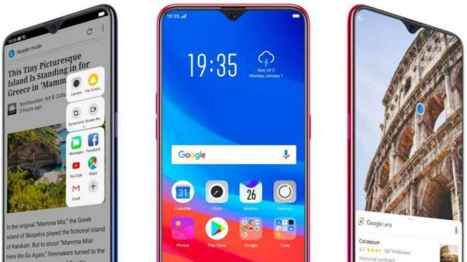 Oppo F9.