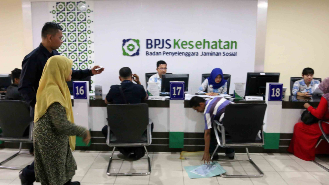 Layanan pendaftaran di konter BPJS Kesehatan 
