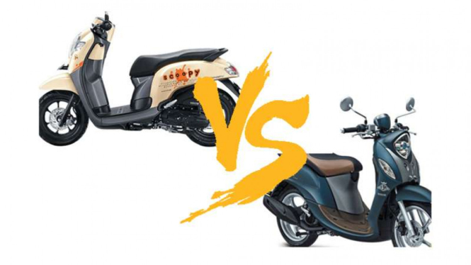 Scoopy dan Fino.