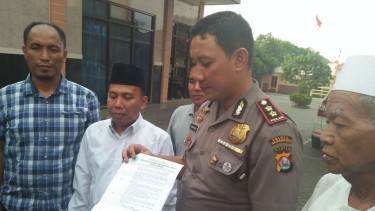 MUI Kota Serang di Polres Serang terkait Aliran Kerajaan Ubur-ubur