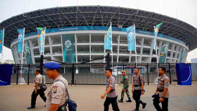 Persiapan Jelang Pembukaan Asian Games 2018 di GBK