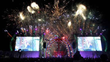 Pesta Kembang Api Welcoming Night Asian Games 2018 Palembang