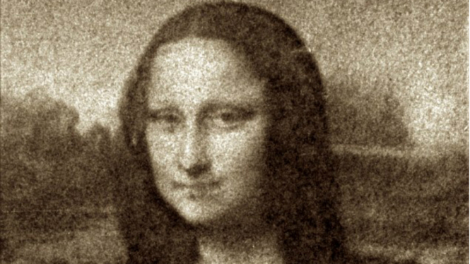 Lukisan Monalisa dari bakteri E. coli