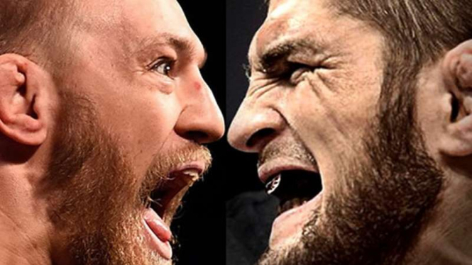 Petarung UFC, Conor McGregor dan Khabib Nurmagomedov.