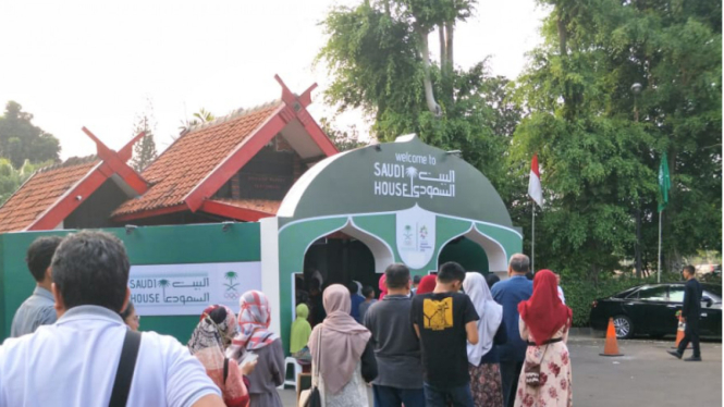 Saudi House Festival di Senayan, Jakarta.