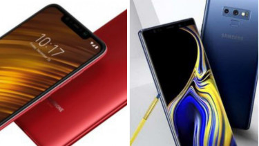 Xiaomi Pocophone 1 dan Samsung Galaxy Note 9